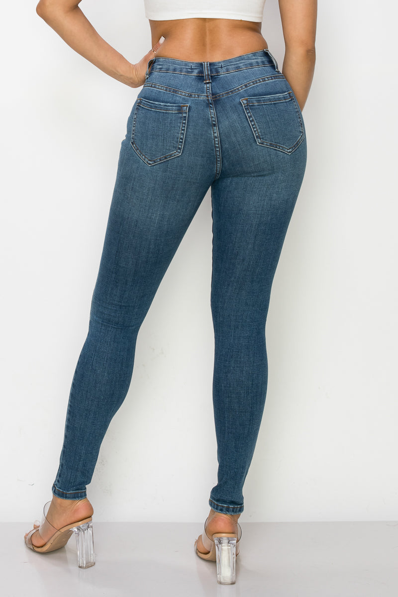 Jade - High Rise Destructed Skinny