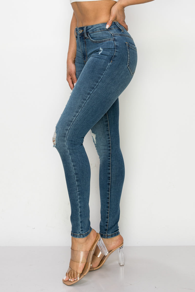 Jade - High Rise Destructed Skinny
