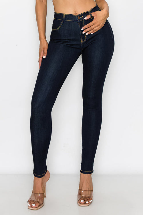 Audrey - Classic High Rise Super Dark Skinny