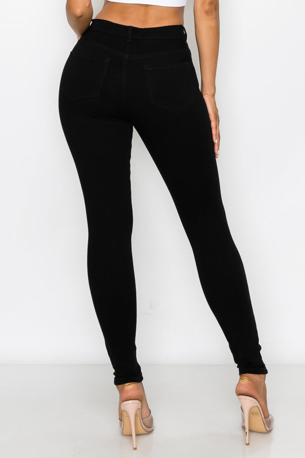 Mia - High Rise Cut It Up Skinny