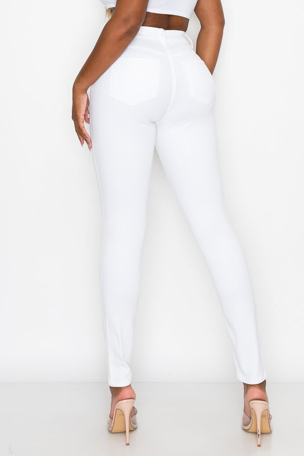 Mia - High Rise Cut It Up Skinny