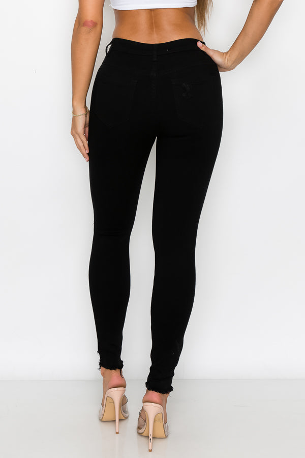 Nataly - High Rise Destructed Skinny