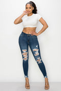 Nataly - High Rise Destructed Skinny