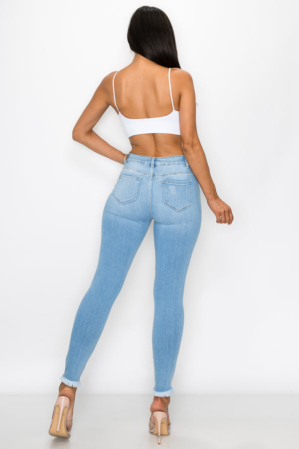 Nataly - High Rise Destructed Skinny