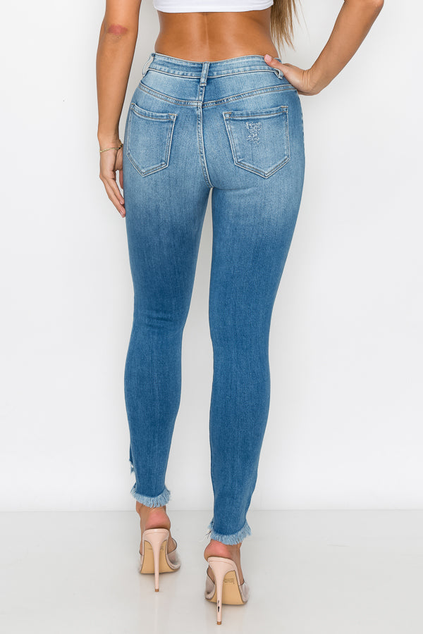 Nataly - High Rise Destructed Skinny