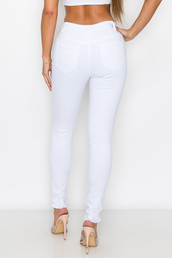 Nataly - High Rise Destructed Skinny