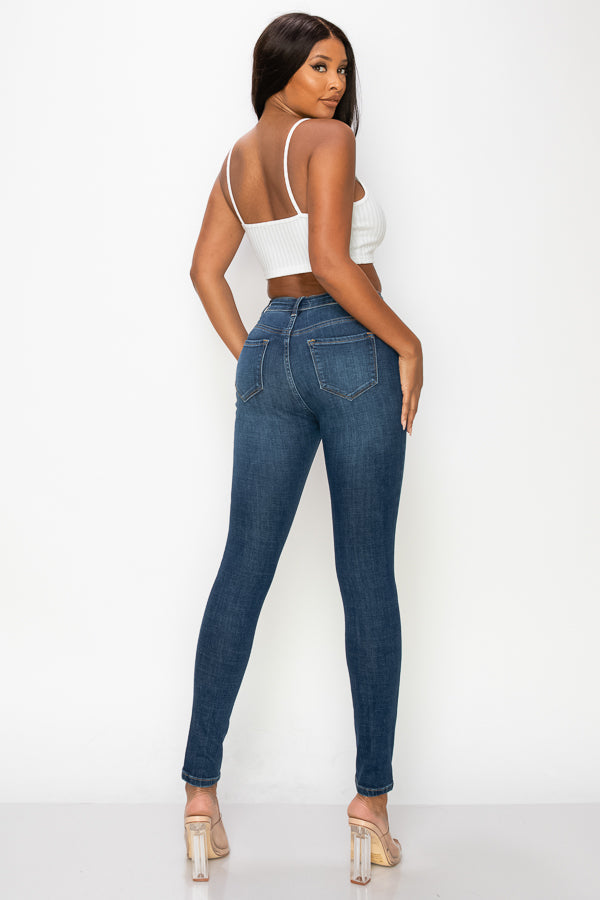 Harper - High Rise Destructed Skinny
