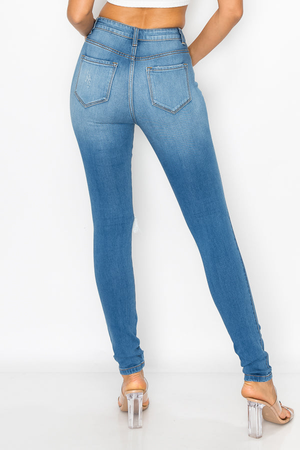 Chloe - High Rise Destructed Skinny