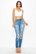 Chloe - High Rise Destructed Skinny