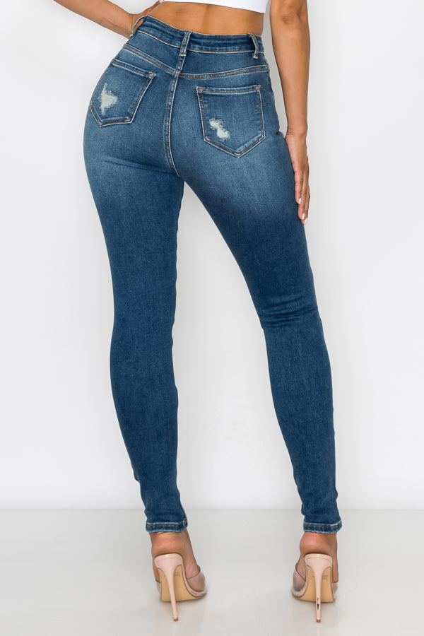 Paris - Super High Rise Destructed Premium Skinny