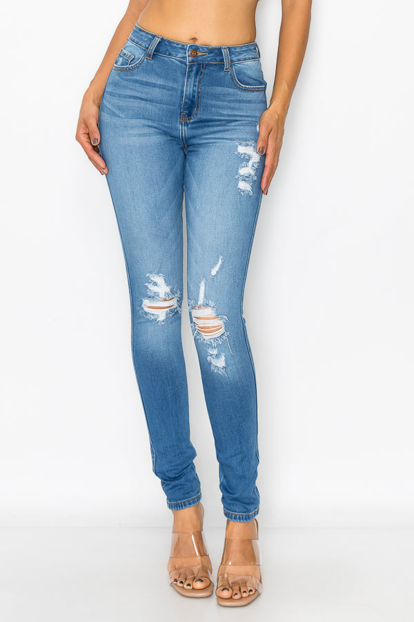 Christine - High Rise Destructed Skinny