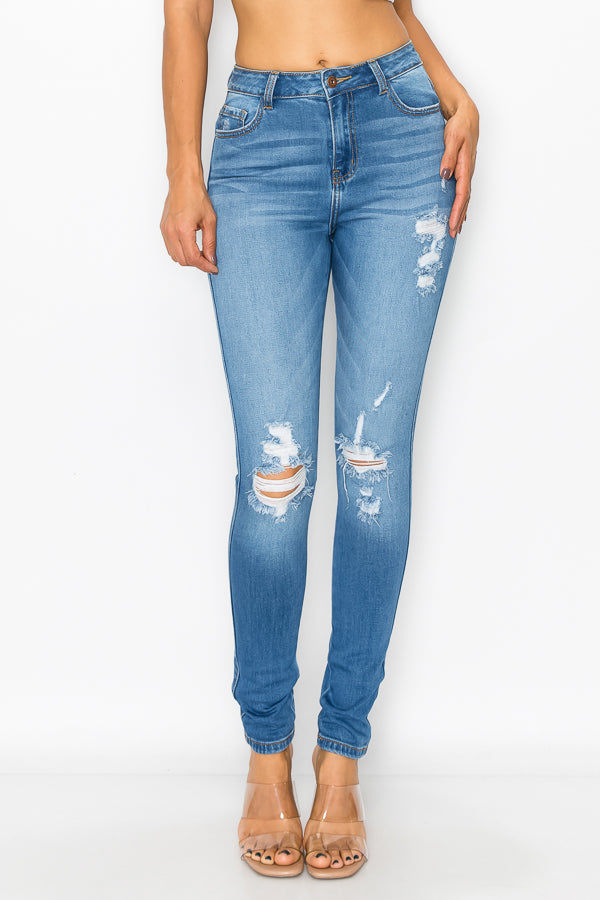 Christine - High Rise Destructed Skinny