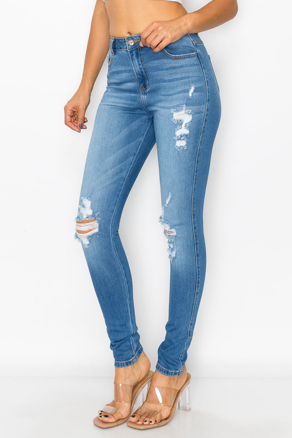 Christine - High Rise Destructed Skinny