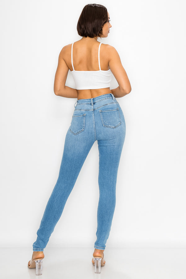 Joyce - High Rise Destructed Stretch Skinny