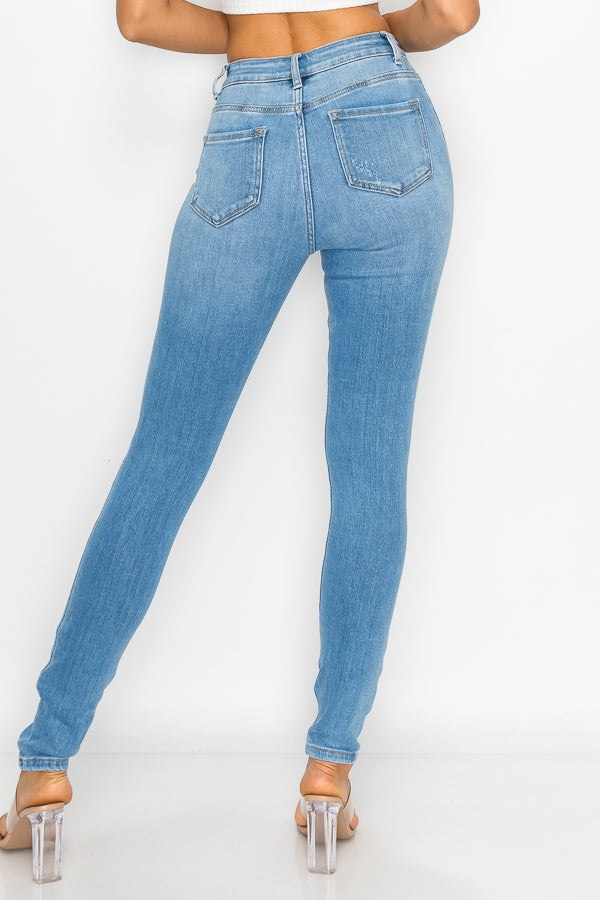Joyce - High Rise Destructed Stretch Skinny
