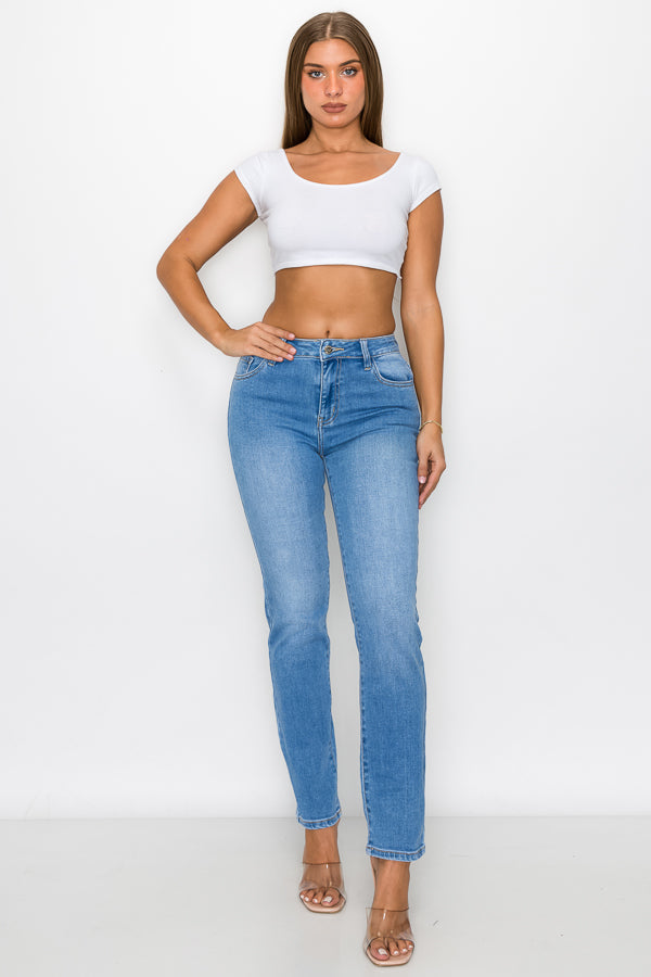 Celine - Classic High Rise Stretch Straight