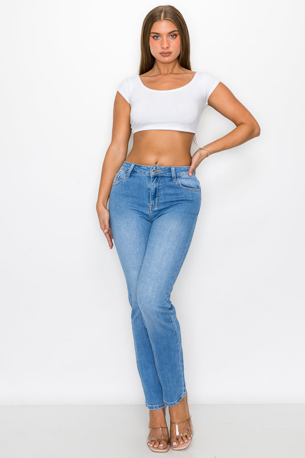 Celine - Classic High Rise Stretch Straight