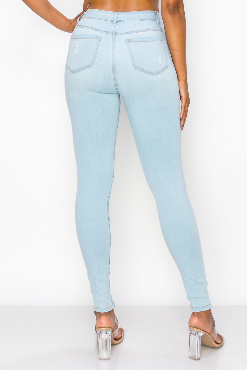 Ruby - High Rise Destructed Soft Stretch Skinny