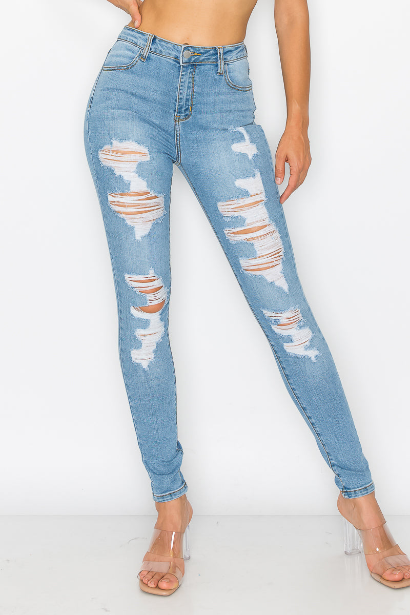 Eva - High Rise Heavily Destructed Skinny