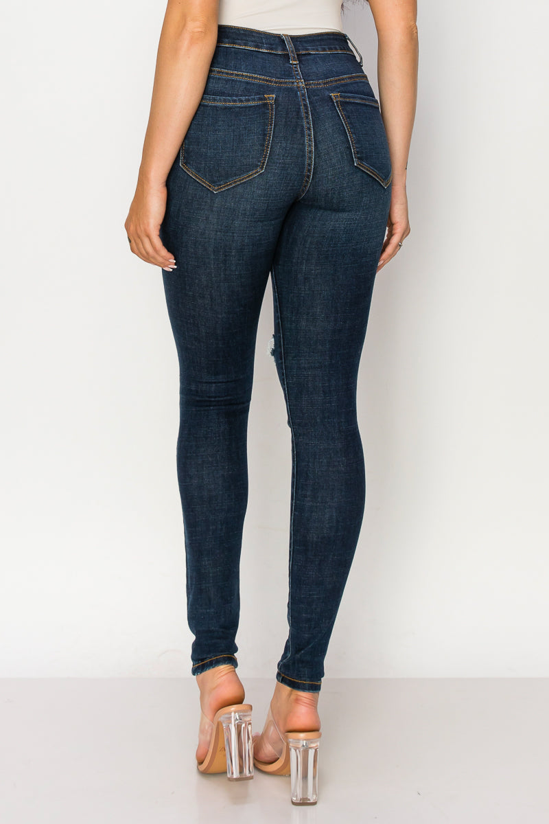 Jocelyn - High Rise Destructed Stretch Skinny