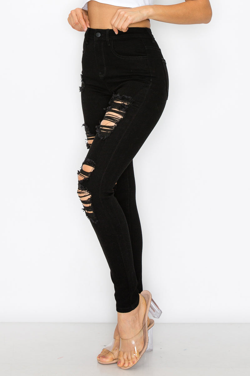 Ashley - Super High Destructed Skinny