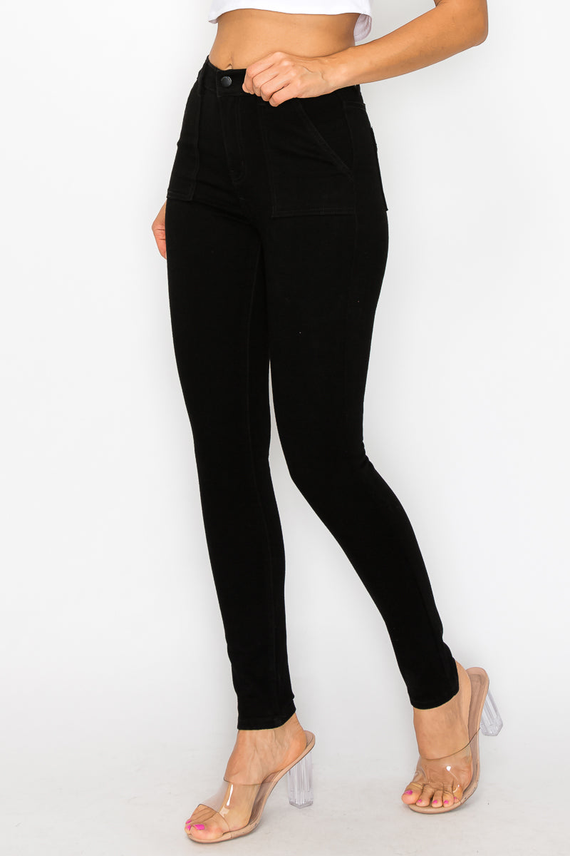 Aurora - Classic High Rise Patch Pocket Skinny
