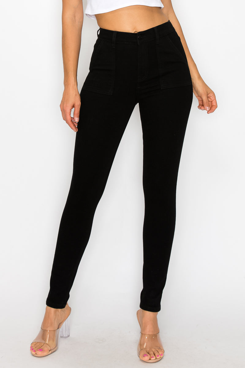 Aurora - Classic High Rise Patch Pocket Skinny