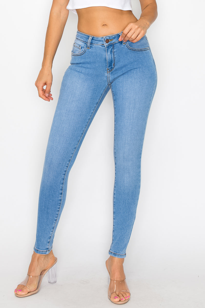 Irene - Classic Mid Rise Stretch Skinny