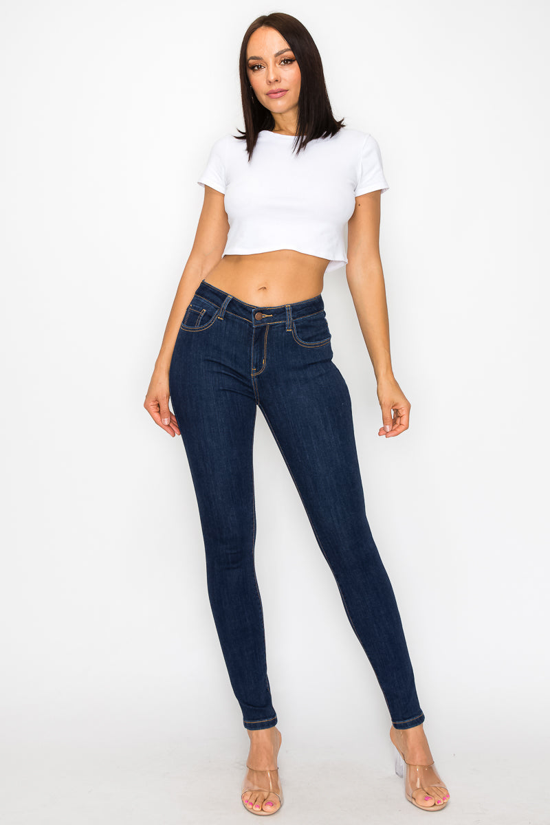 Camilla - Classic Mid Rise Stretch Skinny