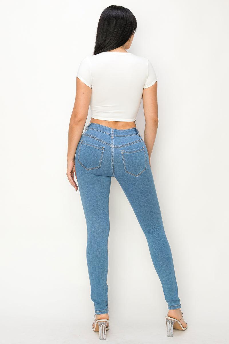 Camilla - Classic Mid Rise Stretch Skinny