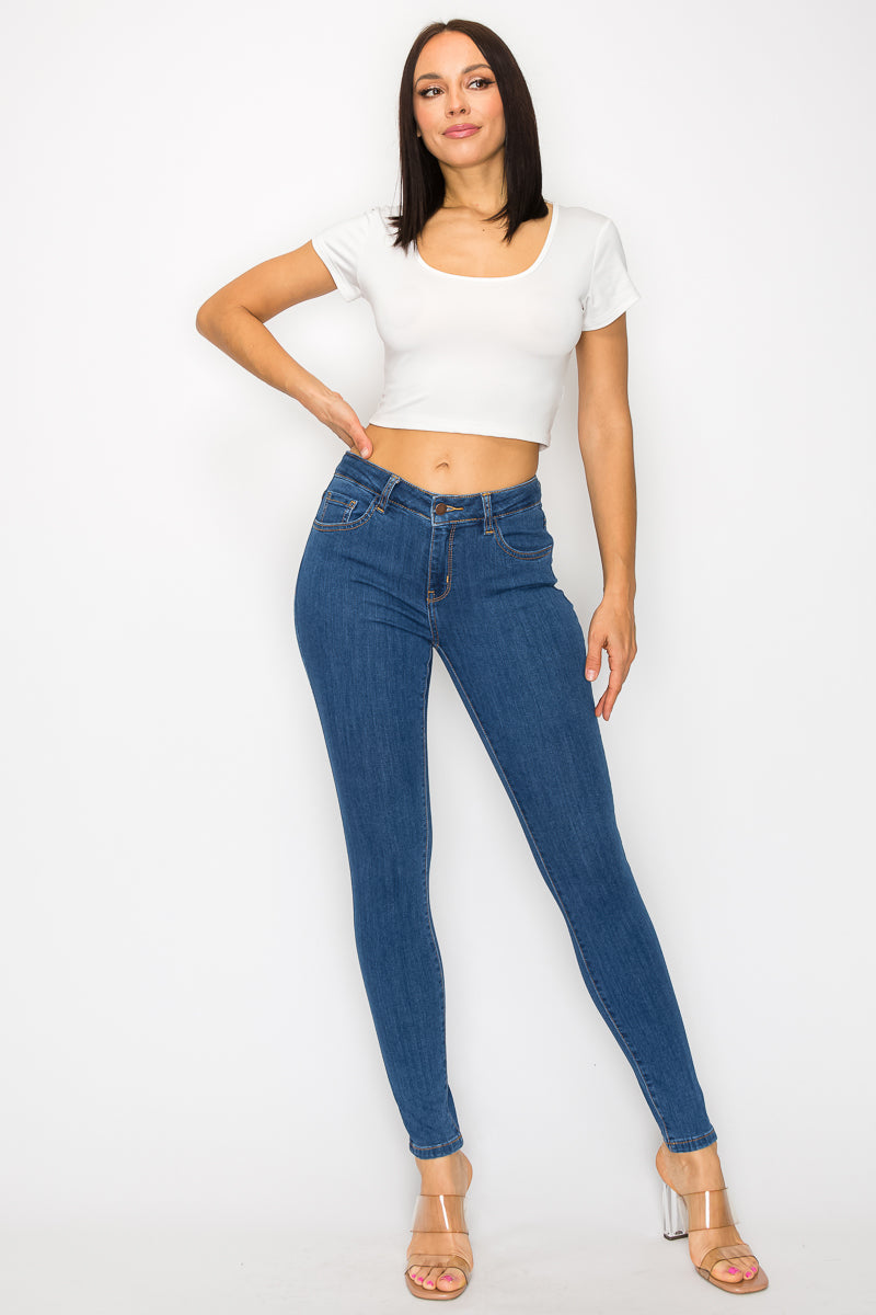 Camilla - Classic Mid Rise Stretch Skinny