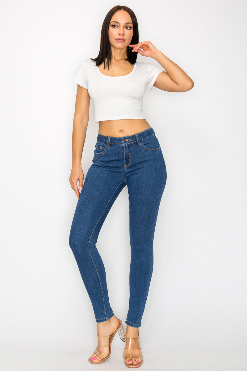 Camilla - Classic Mid Rise Stretch Skinny