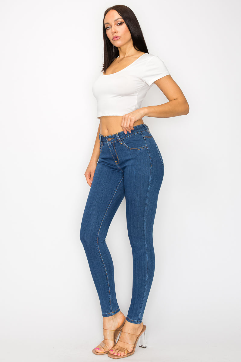 Camilla - Classic Mid Rise Stretch Skinny
