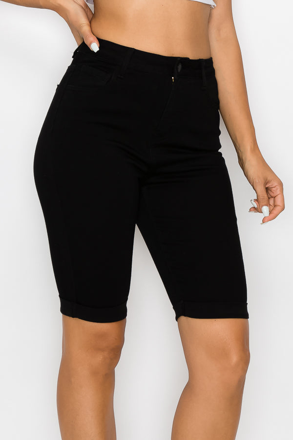 Jasmine - Classic High Rise Rolled Bermuda