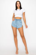 Shiloh - High Rise Relaxed Drawstring Shorts